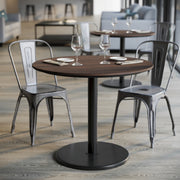 Brown 36"RD Table-RD Base