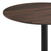 Brown 36"RD Table-RD Bar Base