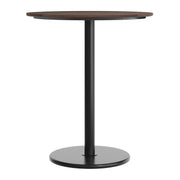Brown 36"RD Table-RD Bar Base