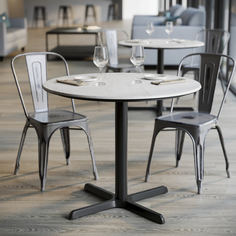 WH 36" RD Tabletop-X Base