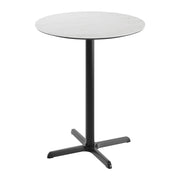 WH 36" RD Tabletop-X Bar Base