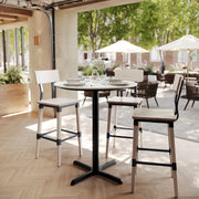 WH 36" RD Tabletop-X Bar Base