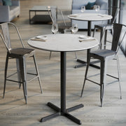 WH 36" RD Tabletop-X Bar Base