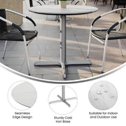 White 36" Tabletop-X Base