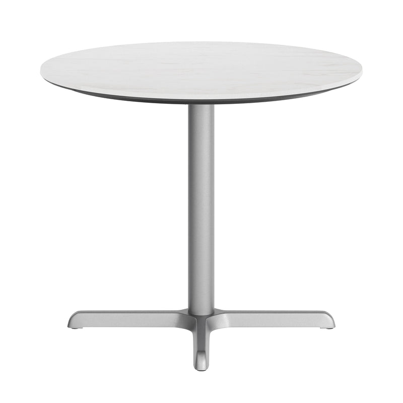 White 36" Tabletop-X Base