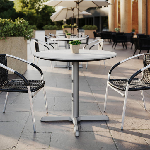 White 36" Tabletop-X Base