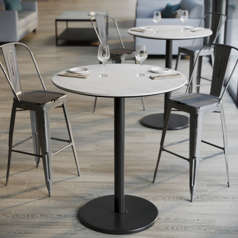 WH 36" RD Tabletop-RD Base