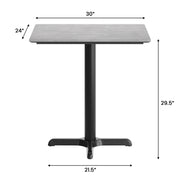 Gray 30x24 Tabletop-X Base