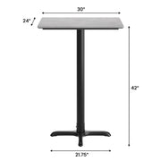 GY 30x24 Tabletop-X Bar Base
