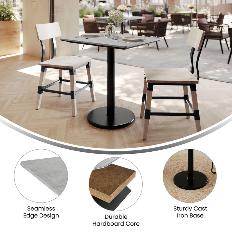 Gray 30x24 Tabletop-RD Base