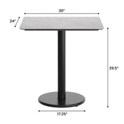 Gray 30x24 Tabletop-RD Base