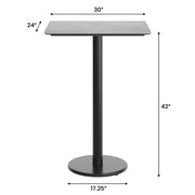 GY 30x24 Table-RD Bar Base