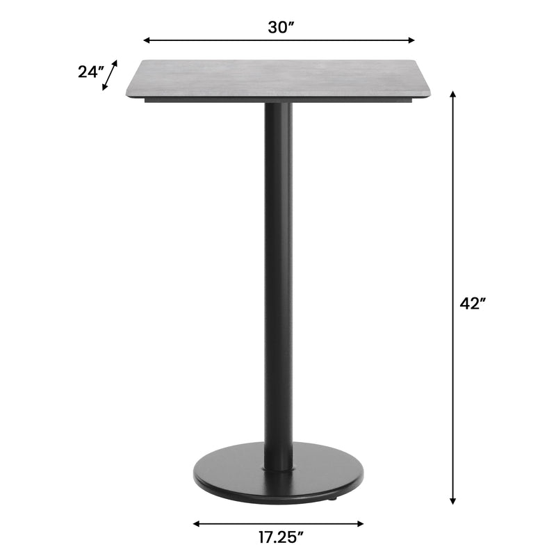 GY 30x24 Table-RD Bar Base