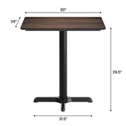 Brown 30x24 Tabletop-X Base