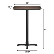 BN 30x24 Tabletop-X Bar Base