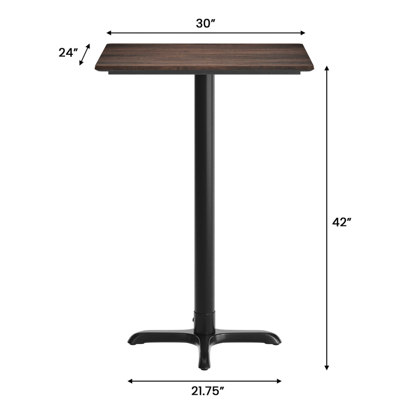 BN 30x24 Tabletop-X Bar Base