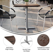 Brown 30x24 Tabletop-X Base