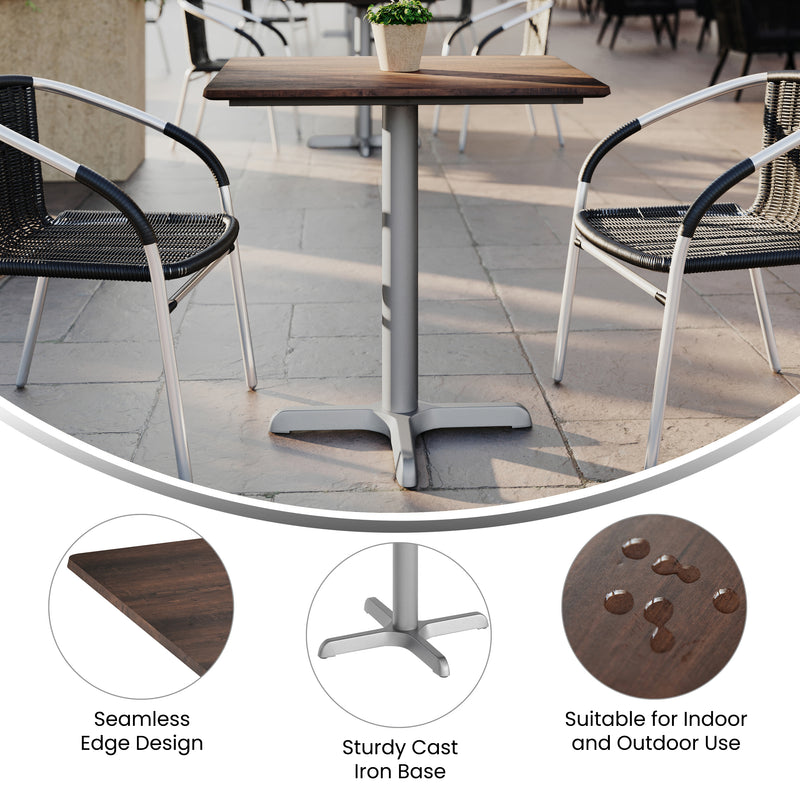 Brown 30x24 Tabletop-X Base