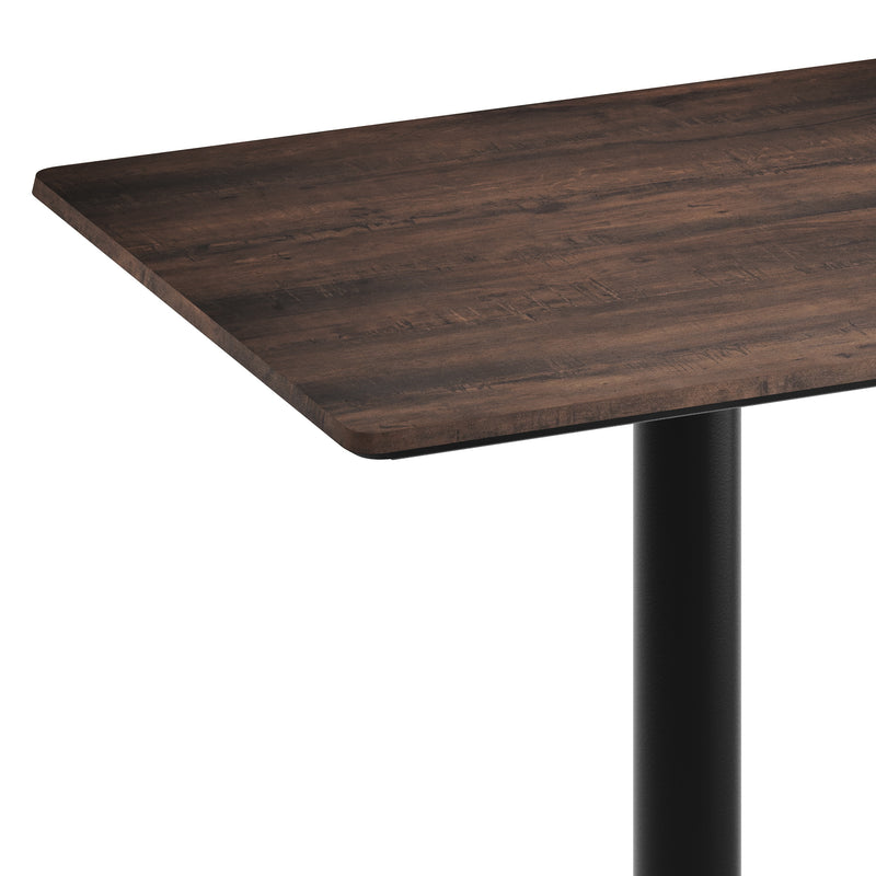 Brown 30x24 Tabletop-RD Base