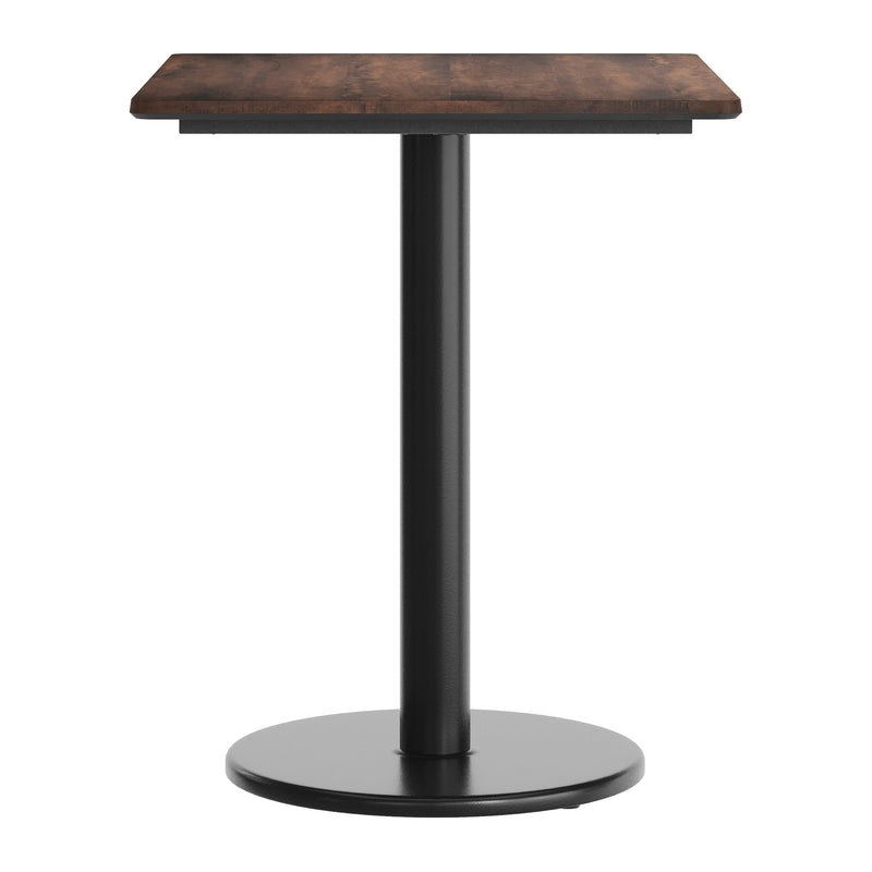 Brown 30x24 Tabletop-RD Base