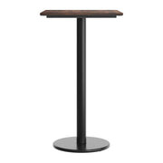 BN 30x24 Table-RD Bar Base