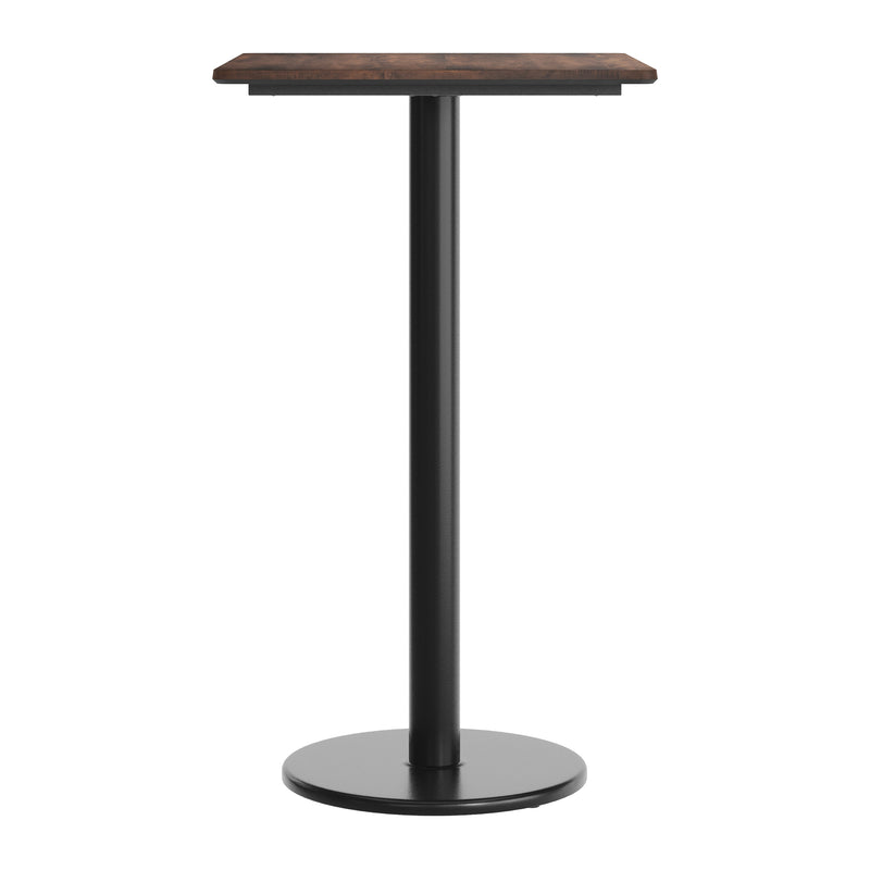 BN 30x24 Table-RD Bar Base