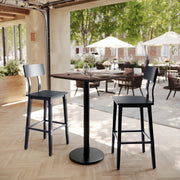 BN 30x24 Table-RD Bar Base