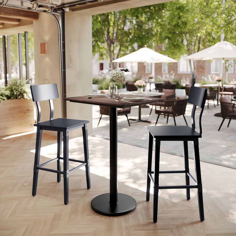 BN 30x24 Table-RD Bar Base