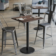 BN 30x24 Table-RD Bar Base