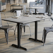 Gray 48x30 Tabletop-T Bases