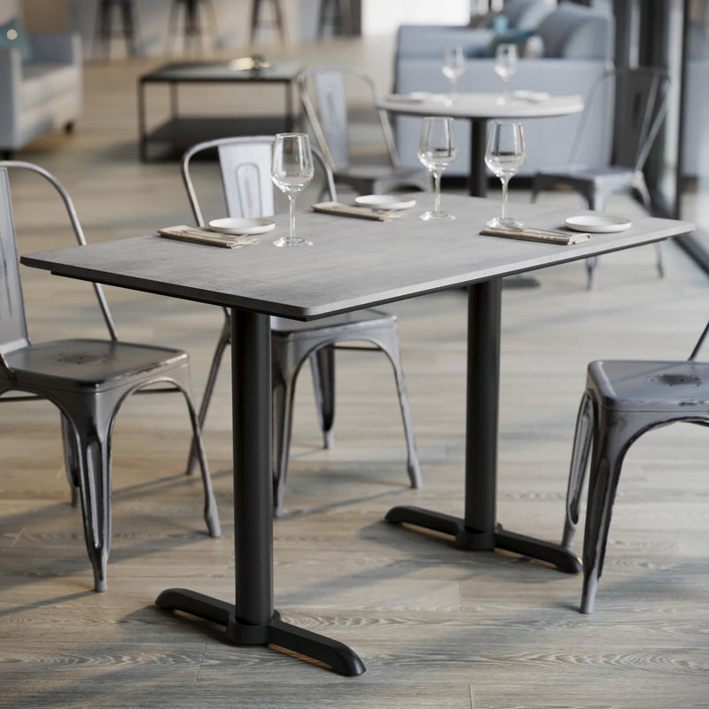 Gray 48x30 Tabletop-T Bases