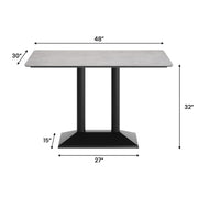 GY 48x30 Tabletop-Black Base