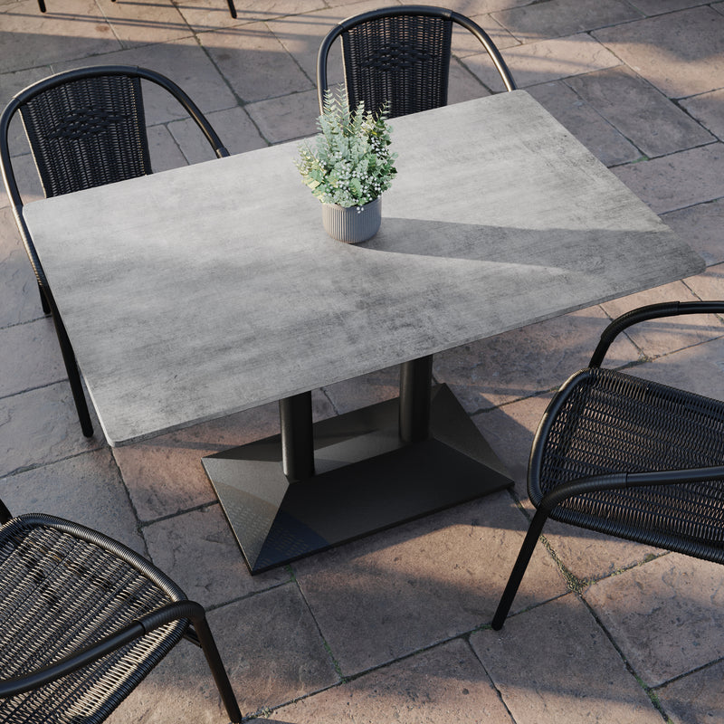 GY 48x30 Tabletop-Black Base