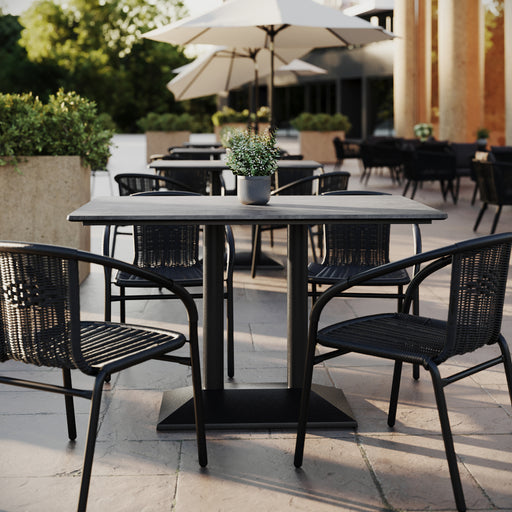 GY 48x30 Tabletop-Black Base
