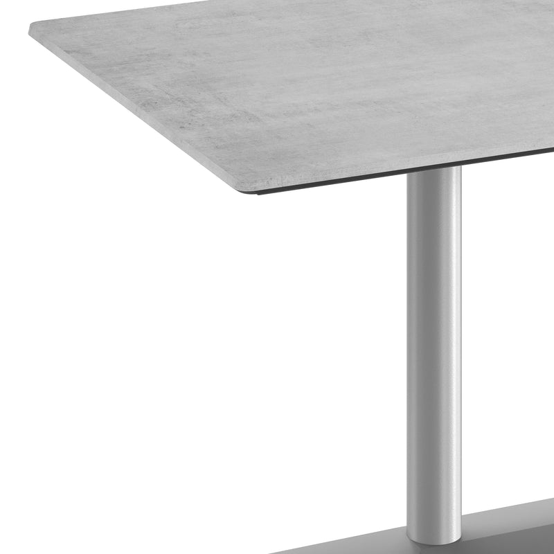 GY 48x30 Tabletop-Silver Base