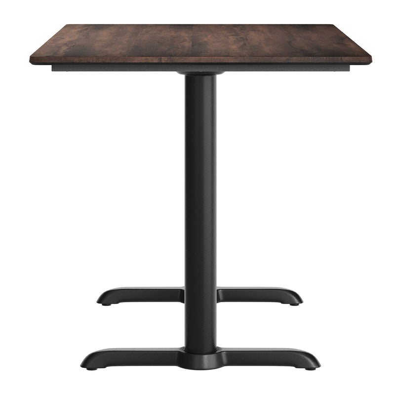 Brown 48x30 Tabletop-T Bases