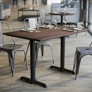 Brown 48x30 Tabletop-T Bases