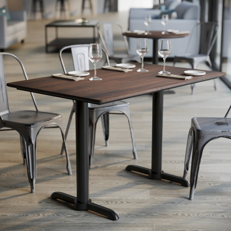 Brown 48x30 Tabletop-T Bases