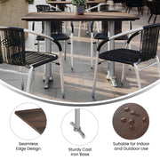 Brown 48x30 Tabletop-T Base