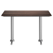 Brown 48x30 Tabletop-T Base