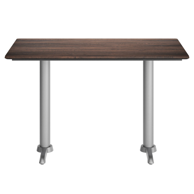 Brown 48x30 Tabletop-T Base