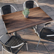 Brown 48x30 Tabletop-T Base