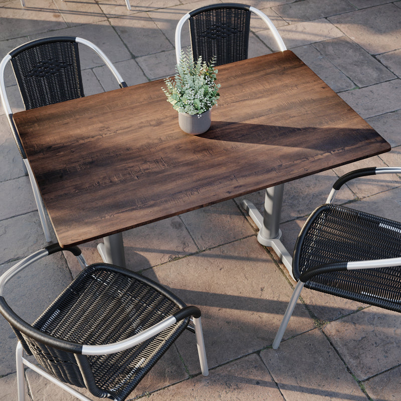 Brown 48x30 Tabletop-T Base