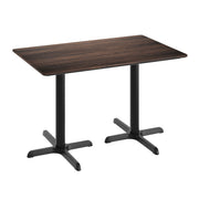 Brown 48x30 Tabletop-X Base