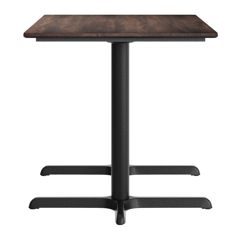 Brown 48x30 Tabletop-X Base