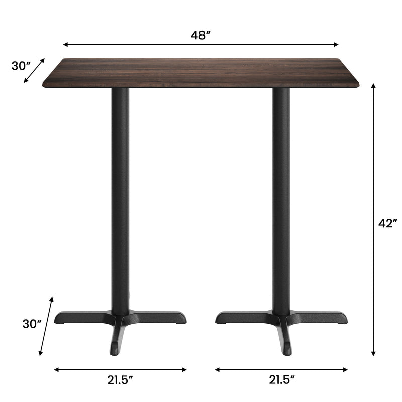 BN 48x30 Tabletop-X Bar Base