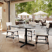 Gray 36" SQ Tabletop-X Base