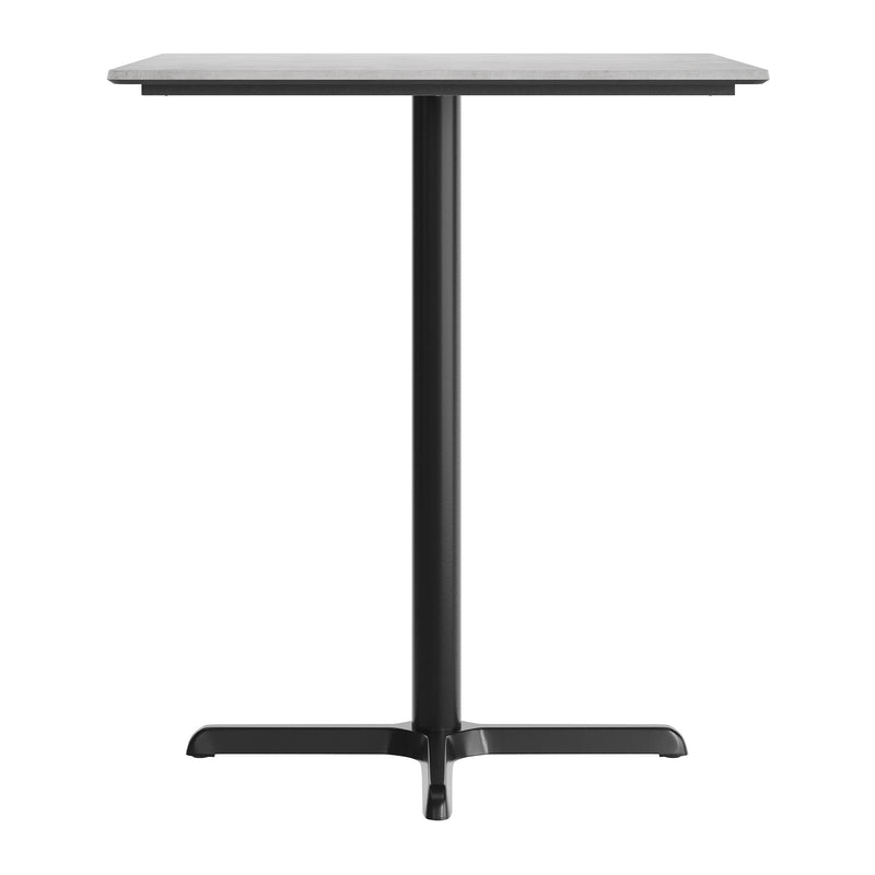 GY 36" SQ Tabletop-X Bar Base