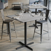GY 36" SQ Tabletop-X Bar Base