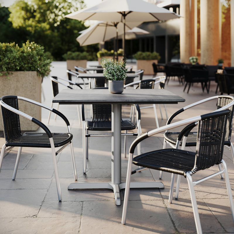 Gray 36" Tabletop-X Base